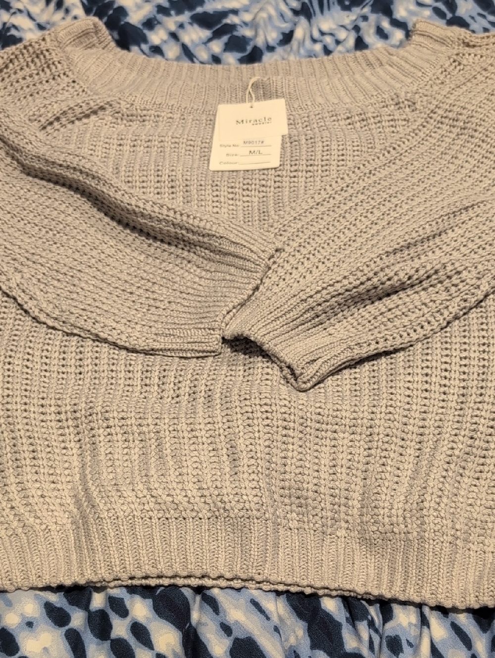 Miracle Women's Boat Neck Knit Pullover